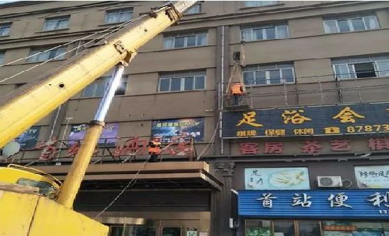 寻乌安装较高的门店招牌有什么好的方法？